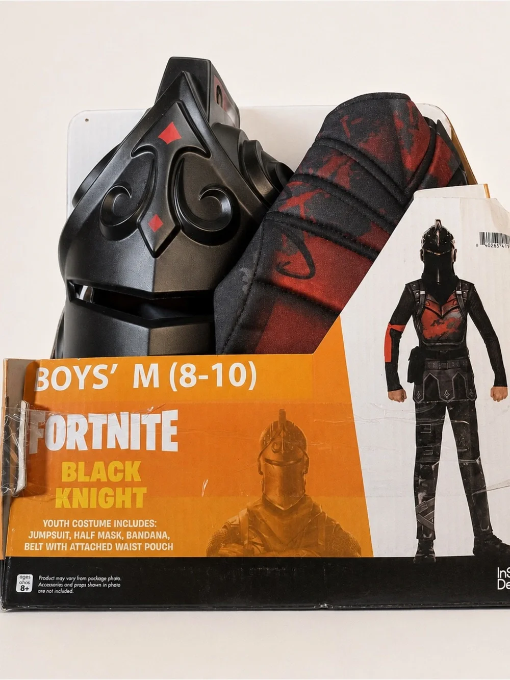 NWT - Fortnite Black Knight Boys Halloween Costume Medium 8–10